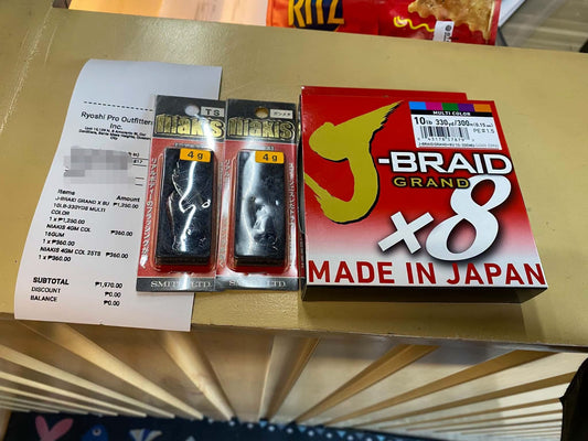 Ultra light lure and braid for trout fishing in canada. Thanks customer for the patronage. -Ryoshi Pro Outfitters