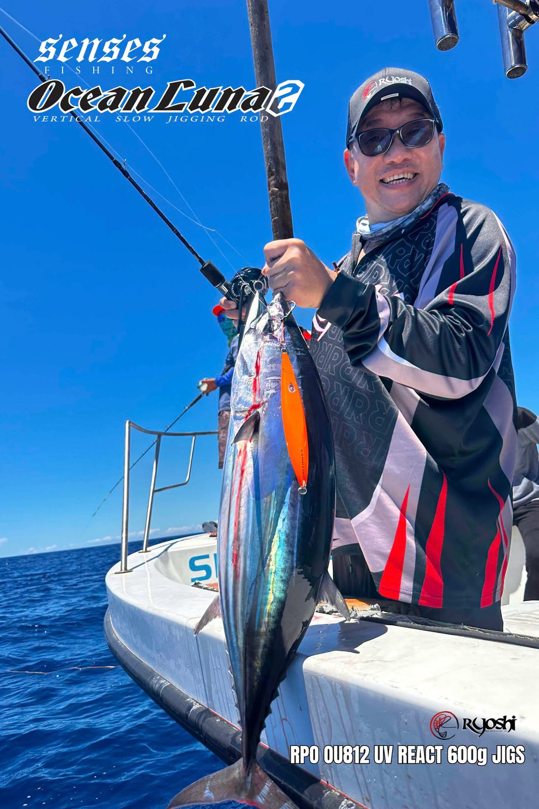 That is an absolute beast of a catch! Landing a big bonito (which fight like absolute freight trains) in 5-knot currents at a depth of 230–250 meters is no joke. - Ryoshi Pro Oufitters
