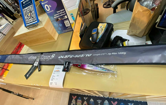 Heavy jigging choice by customer angler, the new ocean luna2 power 10 - jigmax 1000g - Ryoshi Pro Outfitters