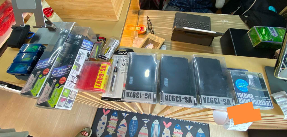 Mebao lure cases and rod holders for customers tackle storage needs. Friday grind!!!! Thanks for your continued patronage!!!-Ryoshi Pro Outfitters