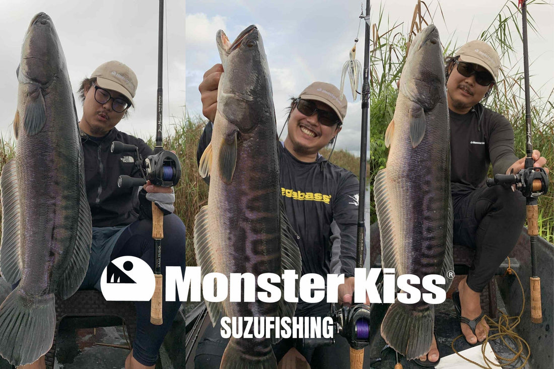 Monster kiss Rod tetser angler Suzu San testing out the Philippine waters for Toman Hunting!  - Ryoshi Pro Outfitters