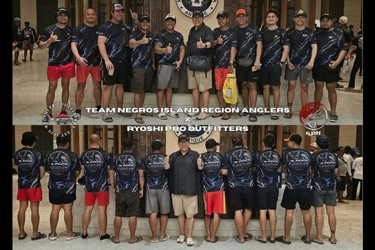 Daghan kag damo gid salamat sa ninyong tanan Team NIR (Negros Island Region Anglers) for accepting Ryoshi Pro Outfitters into your group, we truly felt your kindness and hospitality in embracing our team Ryoshi.