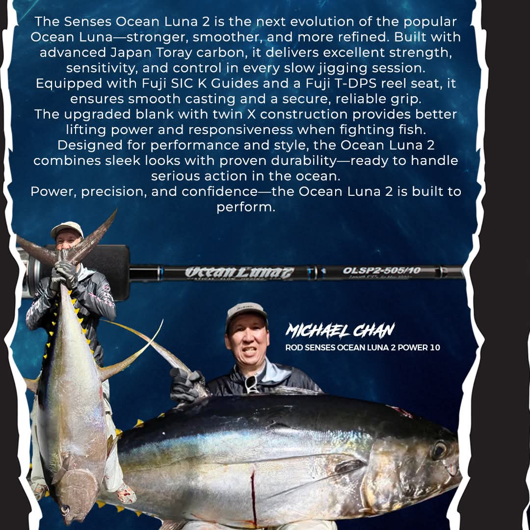 Ocean Luna 2 the next evolution just got stronger, smoother and better.  - Ryoshi Pro Outfitters
