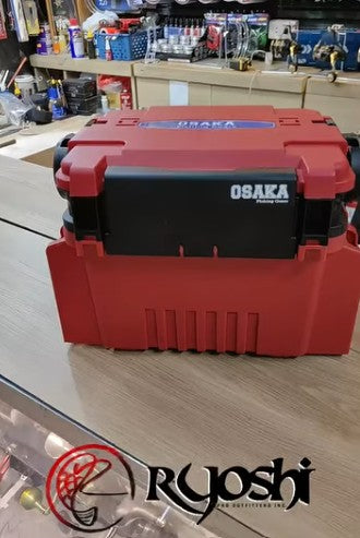Osaka Fishing Gears Small Tackle Box - Very Compact, Strong ABS material can be seat on - Ryoshi Pro Outfitters
