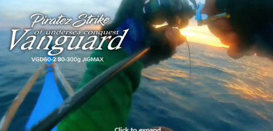 Gamit ang Vanguard 60/2, nai land ni angler at Ryoshi Pro Outfitters tester na si Tejz Ligan ang isang Dogtooth tuna - Ryoshi Pro Outfitters