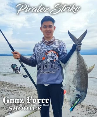 Another 10kg Giant Trevally landed by angler Josh Macnel Sulit on his Piratez Strike Gunz Force Shooter and Daiwa SW Certate popping combo - Ryoshi Pro Outfitters