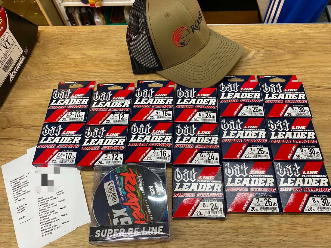 Wednesday grind!!! Dont take all leave some for others!!! Bit leader for this customers next fishng trip. Thanks for the support!! - Ryoshi Pro Outfitters