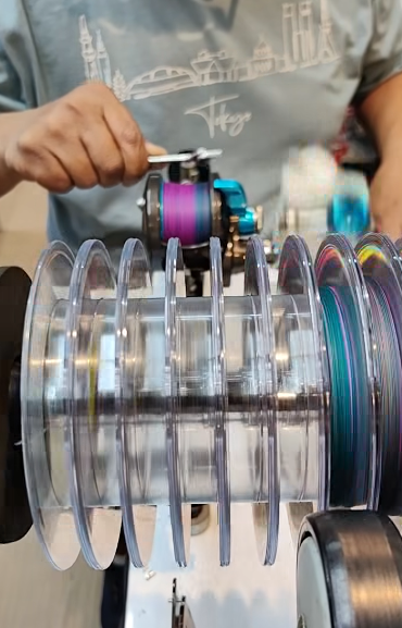 You want a reel that is strong with high capacity? Loading 800m Prohunter x13 PE4 braid on Accurate BV2 600n custom colored reel. - Ryoshi Pro Outfitters