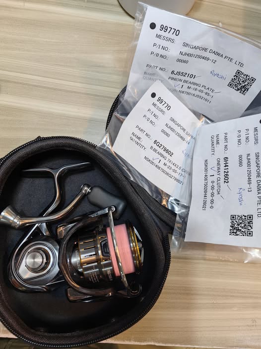 Magsealed and repair done! Thanks for buying your daiwa products at Ryoshi Pro Outfitters.