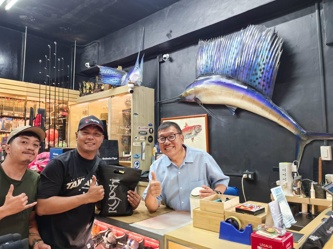Nice to have you on board Ryoshi Pro Outfitters sir Michael Abique and sir Rob Anas, thanks for the support, it was a very nice chat and exchange of fishing stories.