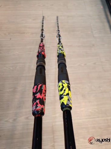 Ryoshi Pro Outfitters custom made jigging rod at 400 and 500g jigmax, Carefully handcrafted by our in house rod maker Angler Jun Delloso - Ryoshi Pro Outfitters