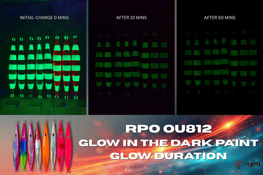 We tested the new glow in the dark paint with strontium technology we used on our new RPO OU812 (Oh You ate one too) and we are very pleased with the result - Ryoshi Pro Outfitters