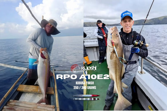 One jig on two different waters, The RPO A10E2 jig is a proven jig that caches fish on both international and philippine waters - Ryoshi Pro Outfitters