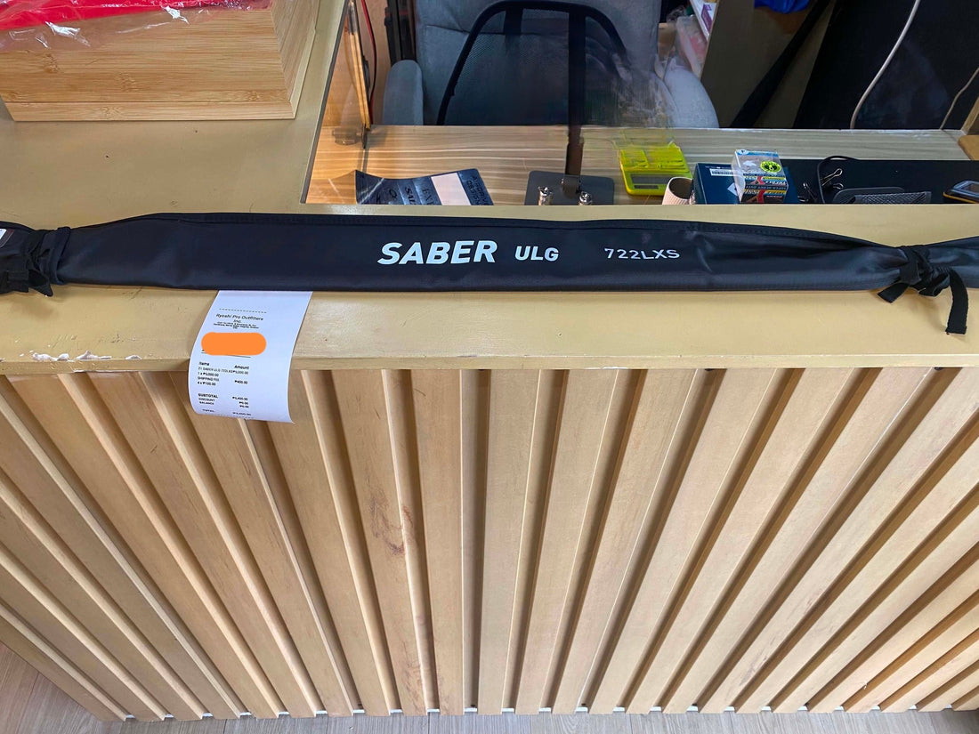 Daiwa saber ulg rods, still a favorite among customers!!! Thanks for the patronage!! Friday grind!!! - Ryoshi Pro Outfitters