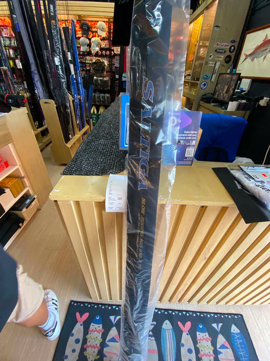 Daiwa Saltiga Ags 55B-4 is customers choice for his slow jigging rod. Wednesday grind!!! - Ryoshi Pro Outfitters