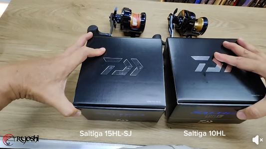 A comparison on the new Daiwa Saltiga 10HL with its bigger brother Daiwa Saltiga 15HL-SJ. - Ryoshi Pro Outfitters