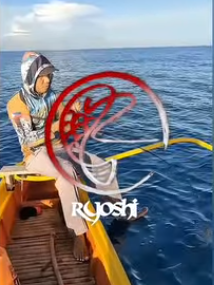 Angler Sanvic Tiaga landing a big ruby snapper using Accurate Valiant BV2 600nn reel with RPO OU812 UV REACT jig and Decoy Hooks twin pike type r 5/0. Congrats sir Sanvic!!! - Ryoshi Pro Outfitters