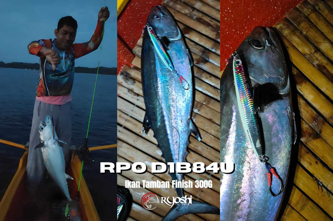 The new RPO D1B84U (THE ONE BAIT FOR YOU) jig tried and tested by angler Sanvic Valentin Tiaga on waters of Sta Fe Romblon - Ryoshi Pro Outfitters