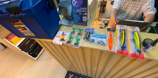 Saturday grind!!! Customer refill of various lures, terminal tackles plus a new tackle box docutte 4500, japan made very durable box. -Ryoshi Pro Outfitters