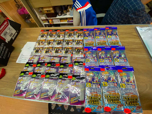 Saturday grind, dont take all leave some for others, new decoy assist hooks with keimura uv fash fibers, offshore sabiki, twin pike shorter and glow flashers. - Ryoshi Pro Outfiters