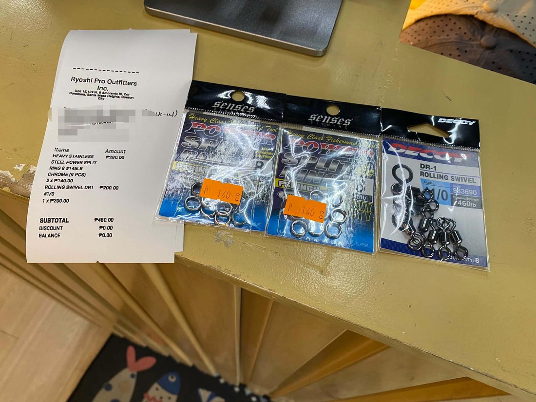 Senses and decoy is this customers preffered brand for his terminal tackles, senses and decoy are very relaible brands that has proven its capability in catching trophy fishes - Ryoshi Pro Outfitters