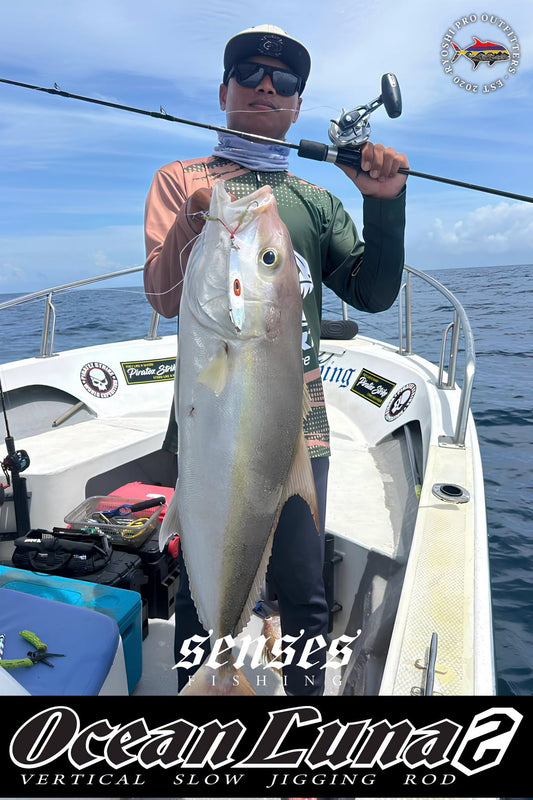 Senses Ocean Luna 2 landed using Senses Ocean Luna 2, proven to catch trophy size fishes. - Ryoshi Pro Outfitters