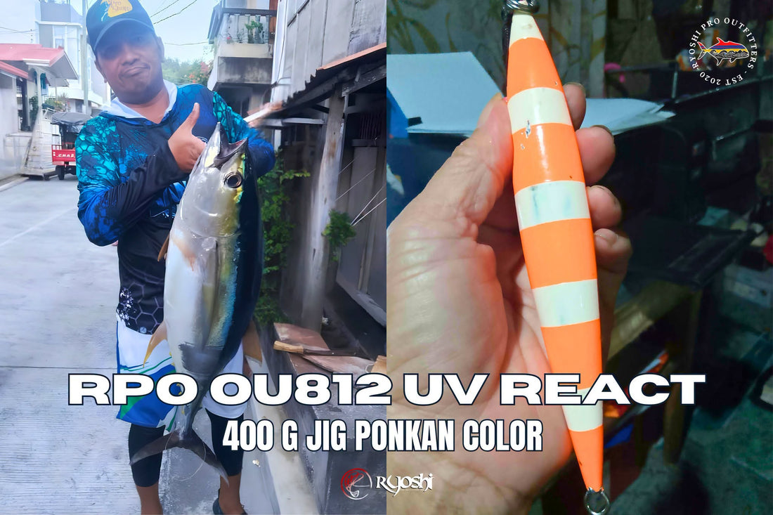A beautiful nice size YFT was caught on banton island by angler Mc Donald Surban using RPO OU812 UV React 400g jig. Congrats for the catch sir McDo!!! -  Ryoshi Pro Outfitters