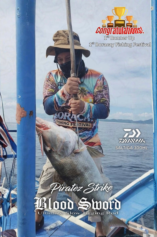 Congratulations to our very ardent supporter Angler Atty Stan Lee who secured the 1st runner up place on the recently concluded 1st Boracay Fishing Festival - Ryoshi Pro Outfitters