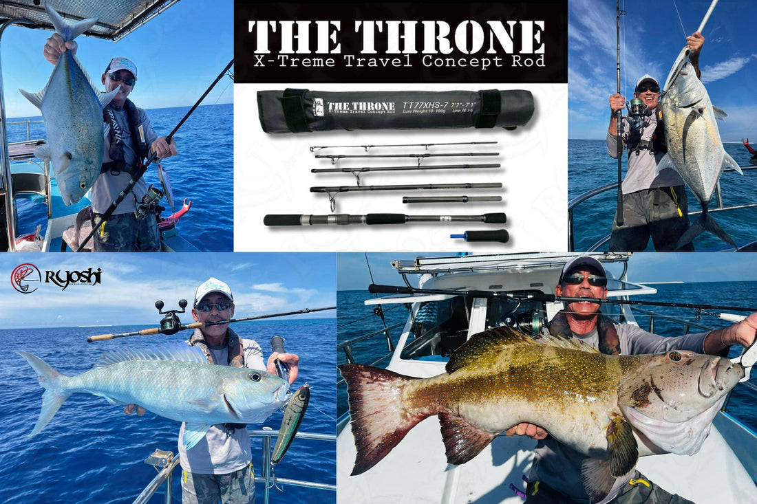Not all travel rods are the same!! The Ironman The Throne Extreme Travel Rods are rods built for power and versatility - Ryoshi Pro Outfitters