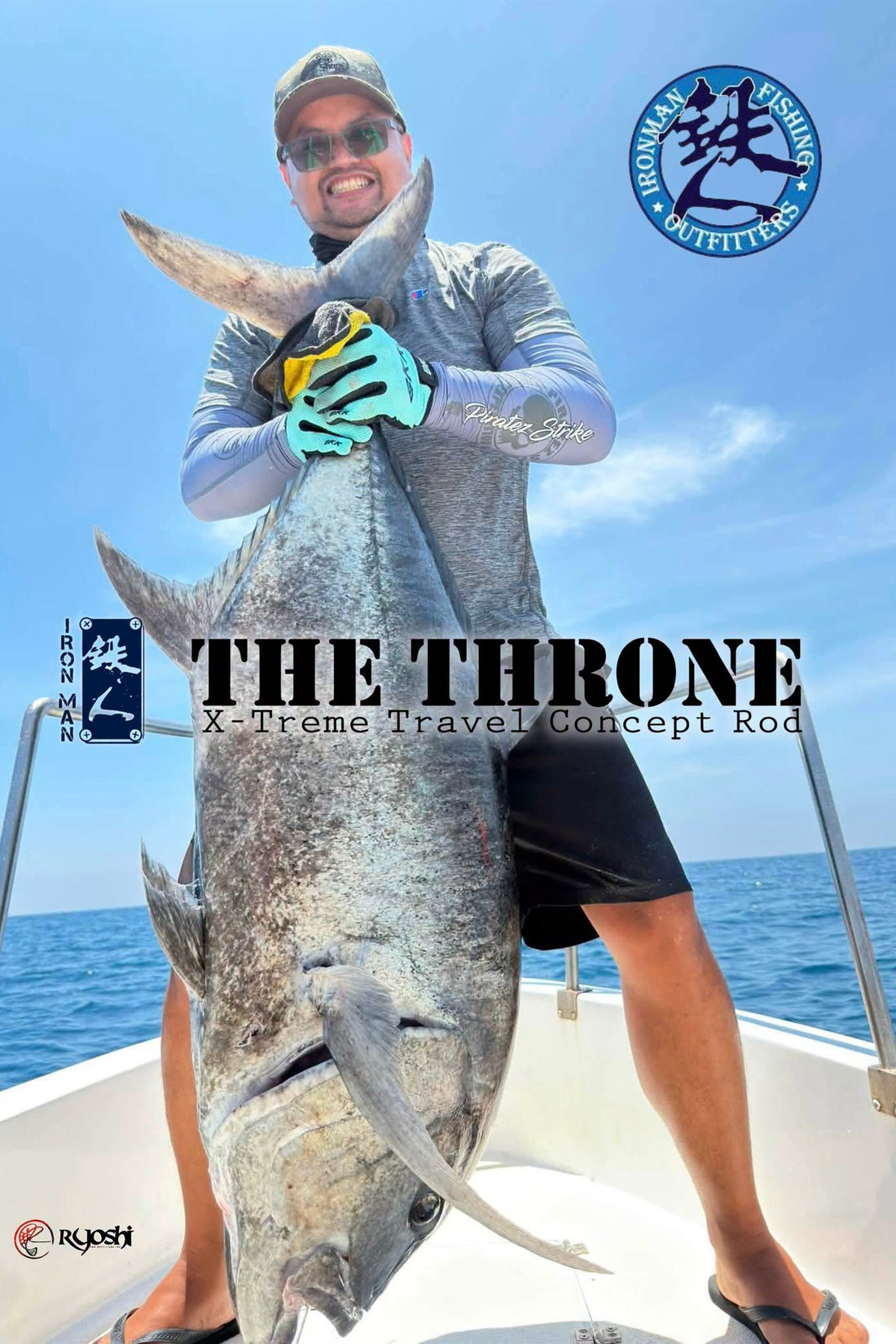 A huge 27.9 kg Giant Trevally Caught on popping by angler Nico Mercado using Ironman The Throne TT81XXHS extreme travel rod. Congrats sir Nico!!  - Ryoshi Pro Outfitters