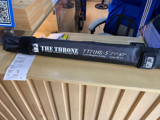Ironman the throne travel rod, customers choice for his mobile fishing. Thanks for the patronage sir. -Ryoshi Pro Outfitters