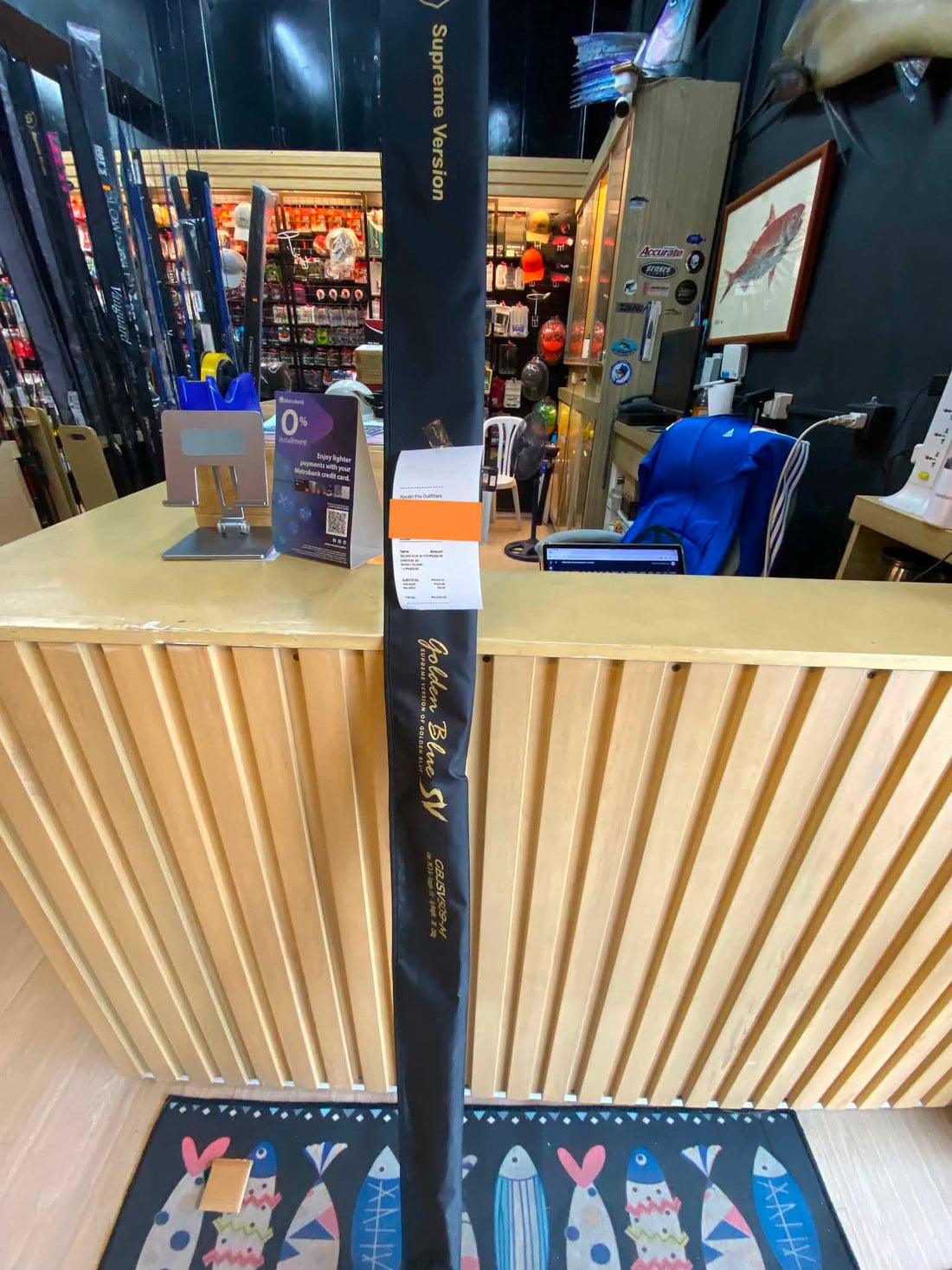 Thursday grind!!!! Senses Golden Blue Spinning for this customers light jigging game!!! Proven rod to take on biggies with ease, thanks for the support!!! Happy to serve. - Ryoshi Pro Oufitters