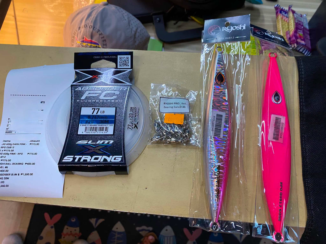 Thursday grind, jigs,swivel and leader line for this customers jigging top up thanks for the support - Ryoshi Pro Outfitters