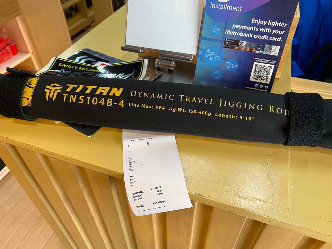 Monday grind!!! Ironman Titan Dynamic Travel Jiging Rod, tested and proven by many seafarers and travelers, 4 pc section rod but feels like 1 pc in sensitivity and strength!!! - Ryoshi Pro Outfitters