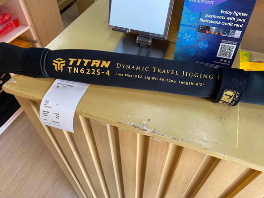 Thursday Grind!!! Ironman Titan Dynamic Travel Jigging Rod, vertical jigging specific rod. Customers choice for his coming soon fishing.  - Ryoshi Pro Outfitters