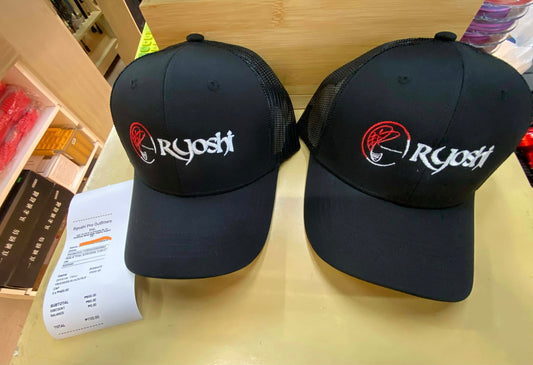 Morning grind!!! Beating the heat with this Ryoshi Pro Outfitters truckers cap, twill fabric with mesh and double snap back - Ryoshi Pro Outfiters