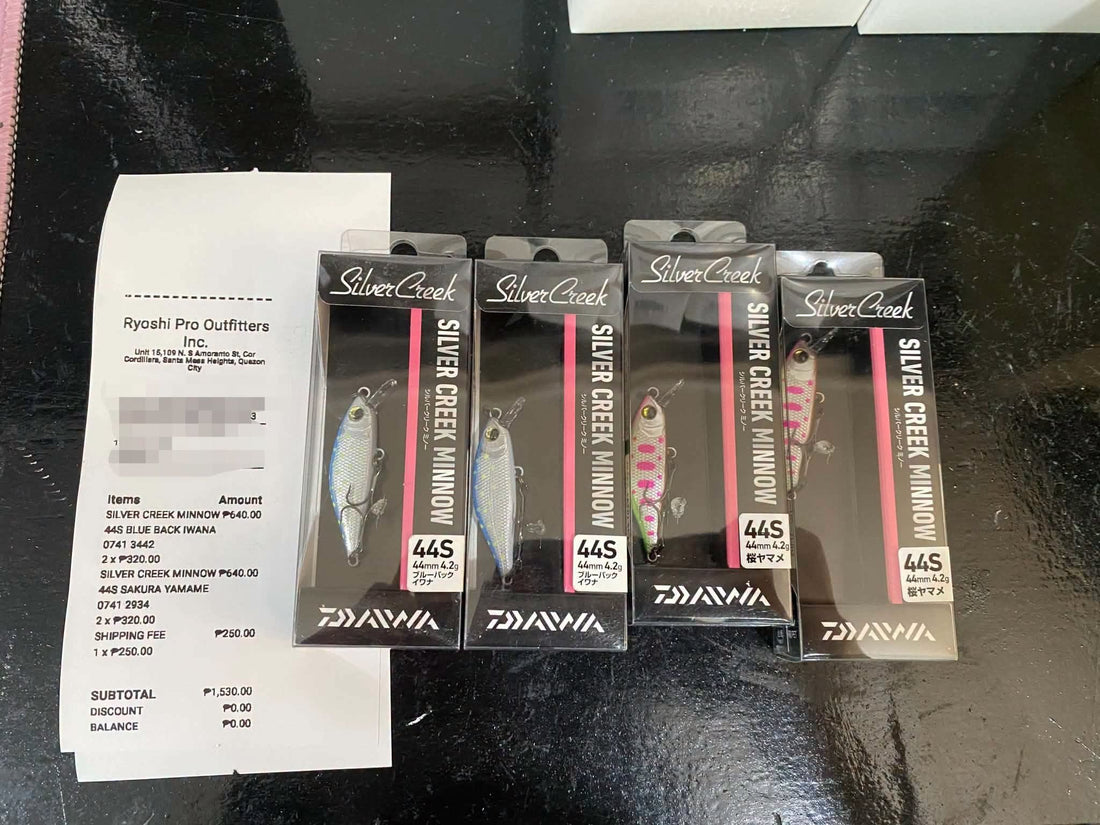 Customers ultra light lures choice, very effective for lures. Thka for the purcahse sir - Ryoshi Pro Outfitters