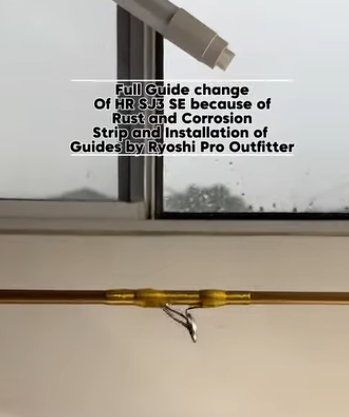 Guide replacement because of rust and corrosion, includes stripping and reinstallation by Ryoshi Pro Outfitters