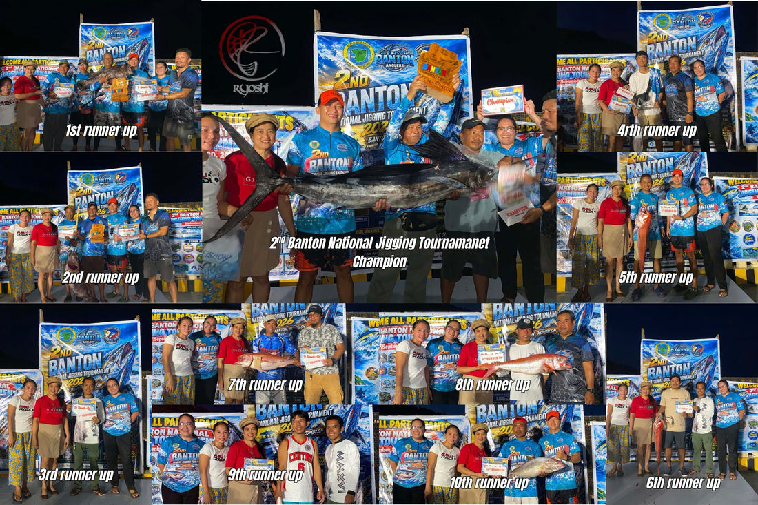 Congratulations to all the winners of the 2nd Banton National Jigging Tournament. -Ryoshi Pro Outfitters