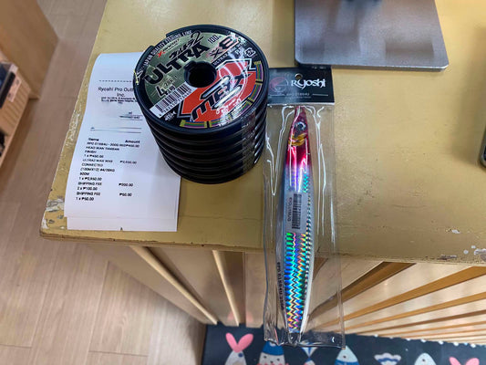Xbraid ygk premium japanese braid ultra max 2 for is clients choice for his jiggng reel, he also partnered it with rpo tamban finish jig. Thanks for the patronage sir. - Ryoshi Pro Outfitters