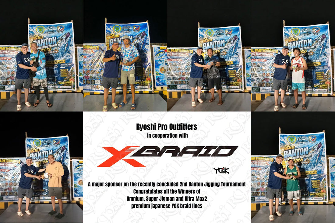 Congratulations to all the winners of Xbraid YGK premium braid lines. -Ryoshi Pro Outfitters