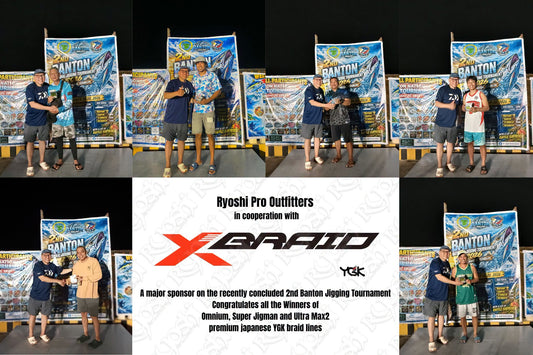 Congratulations to all the winners of Xbraid YGK premium braid lines. -Ryoshi Pro Outfitters