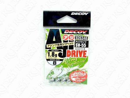 Decoy Aji Drive Jighead SV55