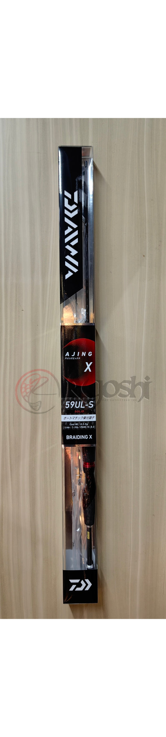 Daiwa Ajing X 59UL S (SOLID JDM)