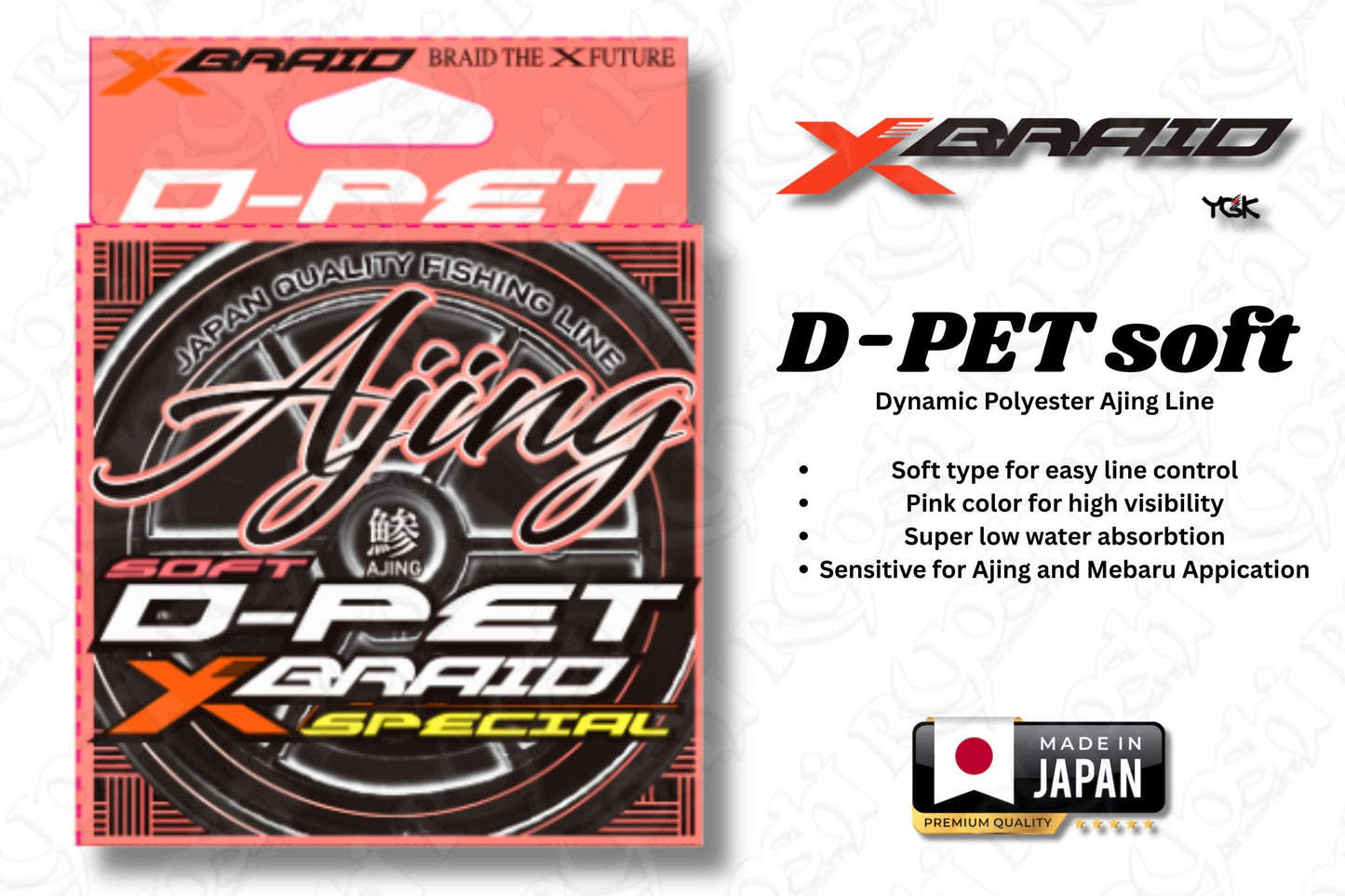 X-Braid D-pet Soft Ester Line