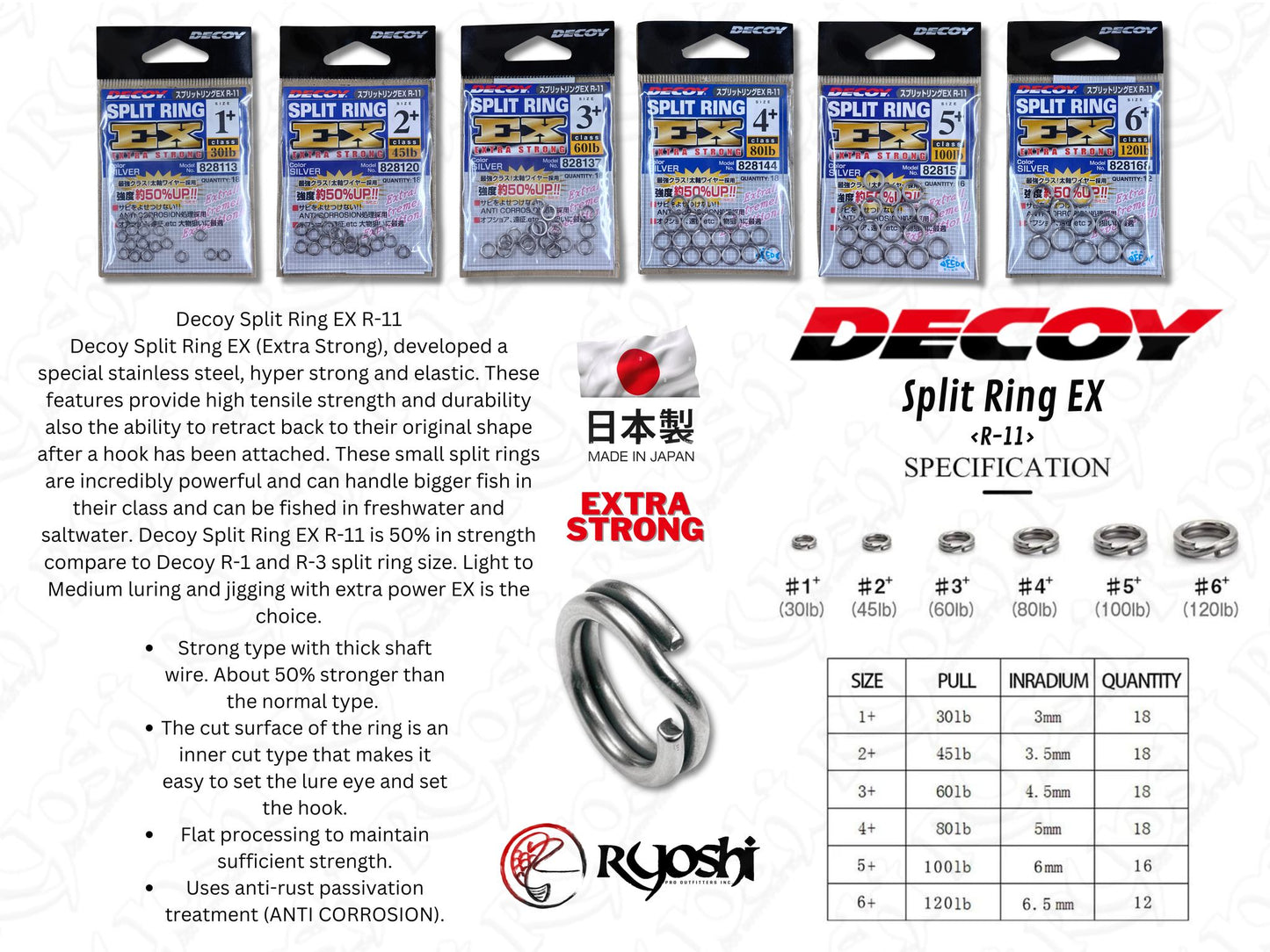 Decoy Split Ring EX R 11