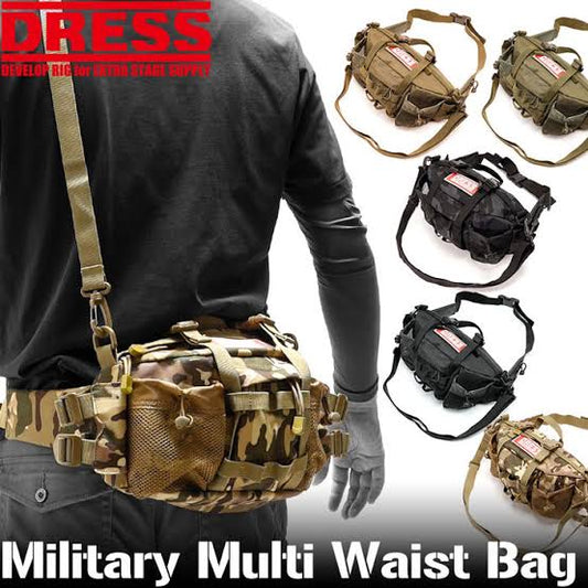 Dress Military Waist Fishing Bag