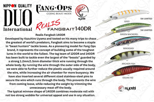 DUO Realis Fangbait 140DR Fang Ops