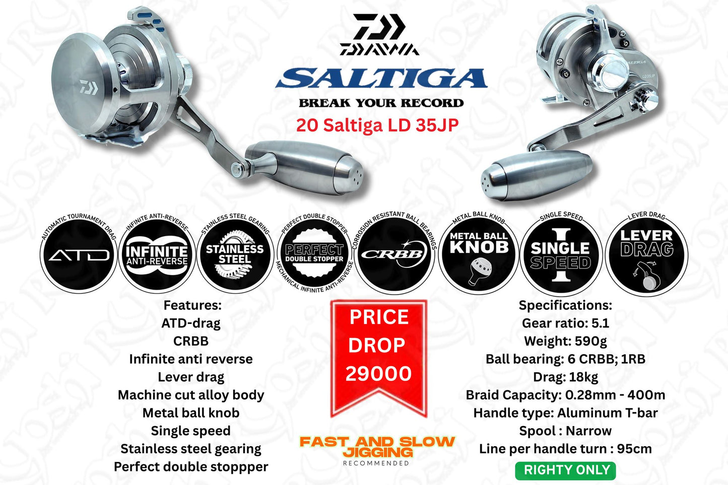 Daiwa Saltiga LD 35 JP – Ryoshipro