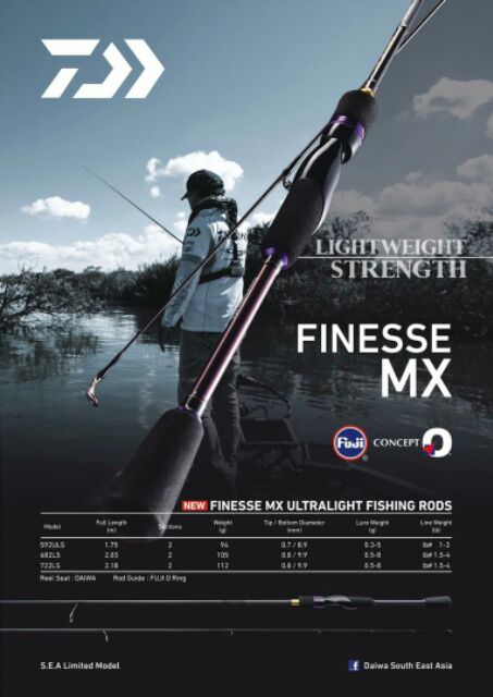 Finesse MX Rod MX 722LS Ajing Rod